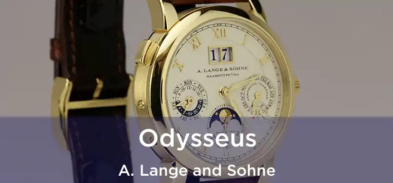  Odysseus A. Lange and Sohne